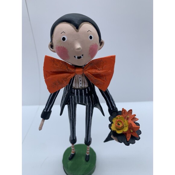 Lori Mitchell Date Night Dracula Halloween Figurine Figure Folk Art - Picture 5 of 9